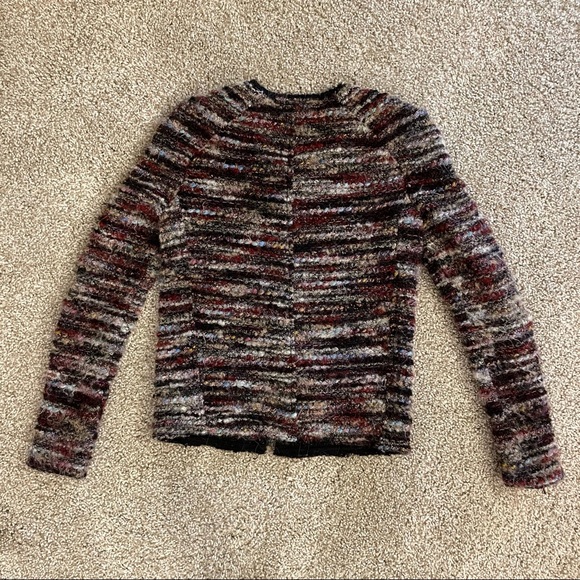 Isabel Marant Étoile Momo Bouclé Zip Up Jacket Sweater | Size Small - Picture 5 of 10